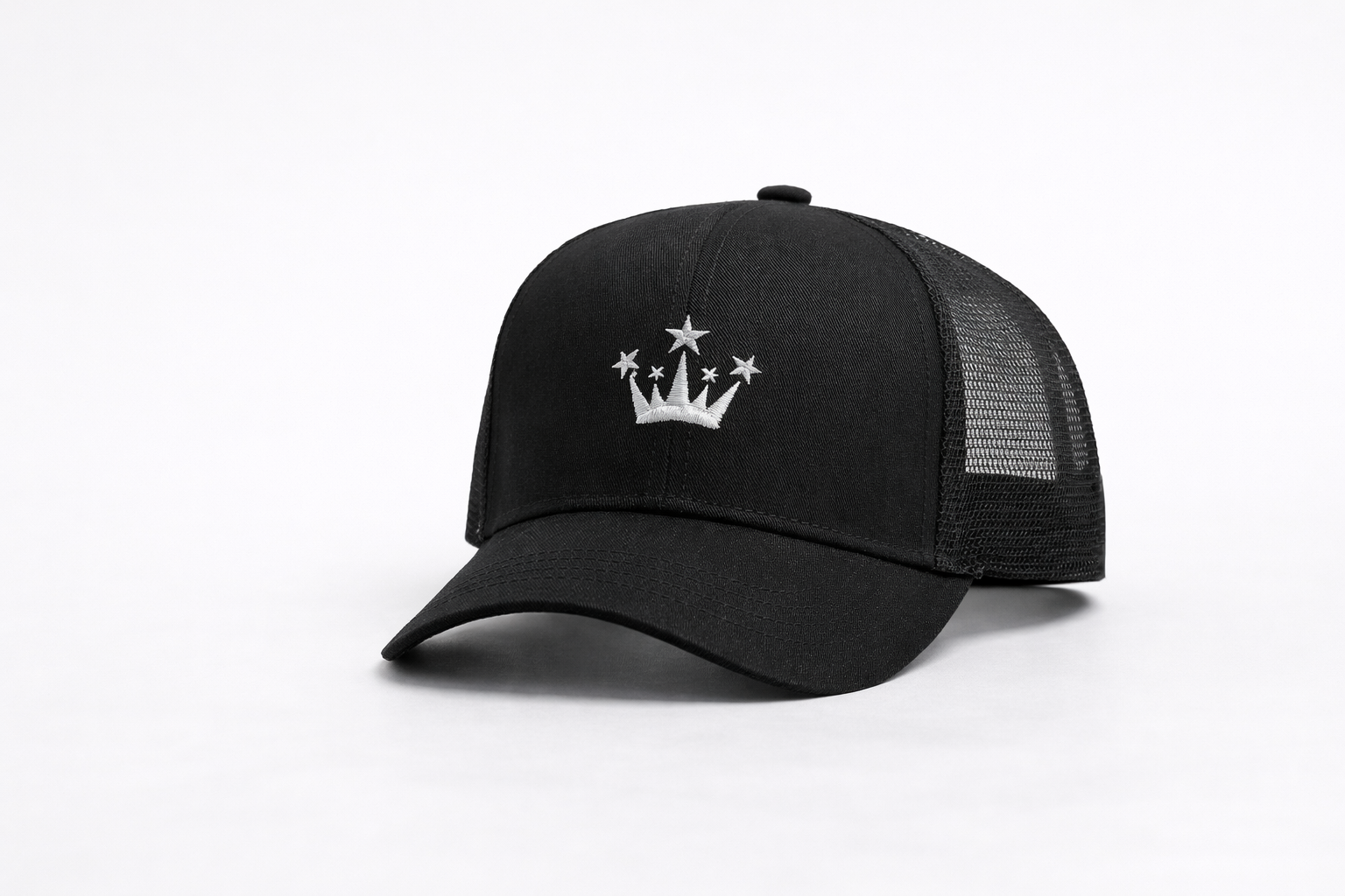 Classic black trucker hat